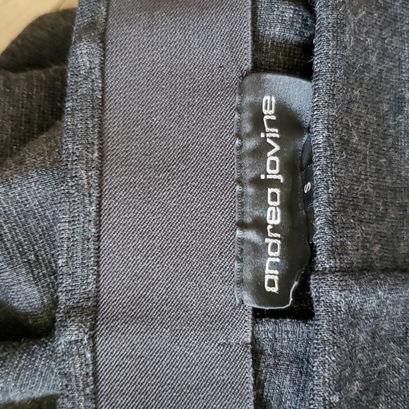 Andrea Jovine 2 Pc High Waist Knit Pants & Turtleneck Set - Picture 8 of 14